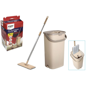 Mop dwukomorowy z wyciskaczem JAZZ RAVI